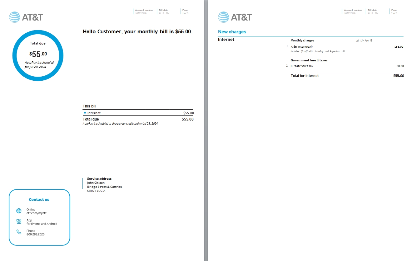  Minol USA business utility bill 